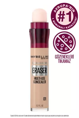 Maybelline New York Instant Anti Age Eraser Kapatıcı - 01 Light Concealer 6.8 Ml - 2