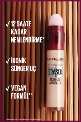 Maybelline New York Instant Anti Age Eraser Kapatıcı - 01 Light Concealer 6.8 Ml - 5