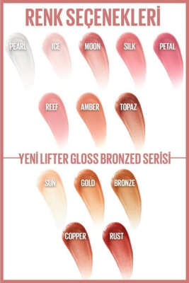 Maybelline New York Lifter Gloss Nemlendirici Dudak Parlatıcısı- 009 Topaz - 8
