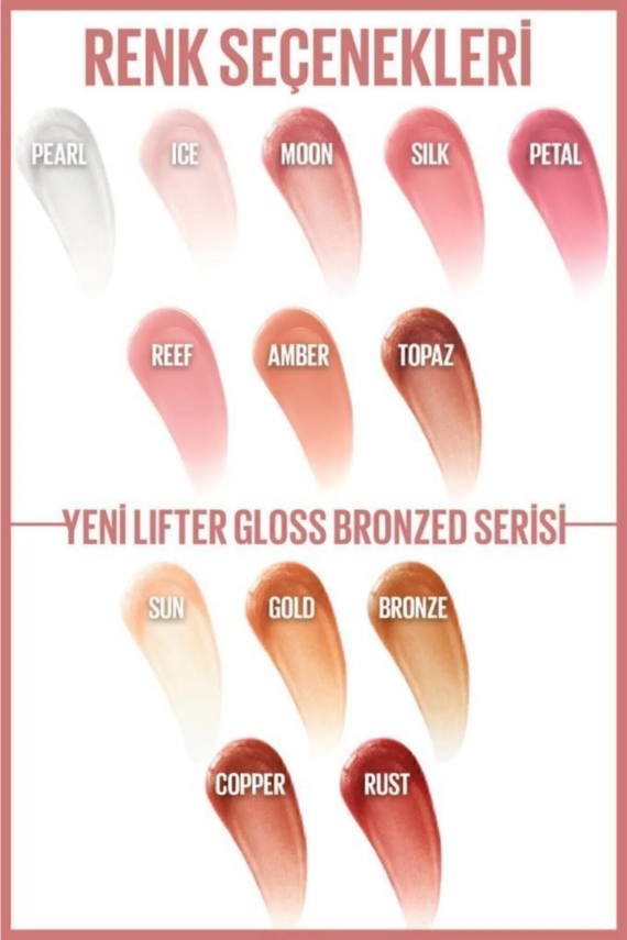 Maybelline New York Lifter Gloss Nemlendirici Dudak Parlatıcısı- 009 Topaz - 8