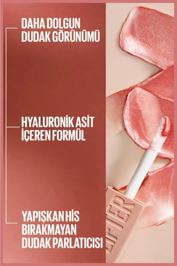 Maybelline New York Lifter Gloss Nemlendirici Dudak Parlatıcısı- 009 Topaz - 5