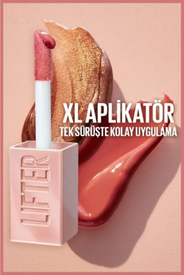 Maybelline New York Lifter Gloss Nemlendirici Dudak Parlatıcısı- 009 Topaz - 7