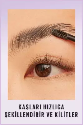 Maybelline New York Super Lock Brow Glue Kaş Sabitleyici Maskara - Şeffaf - 3