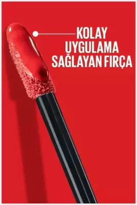 Maybelline New York Super Stay Vinyl Ink Uzun Süre Kalıcı Şeftali Tonlu Likit Parlak Ruj - 15 Peachy - 5