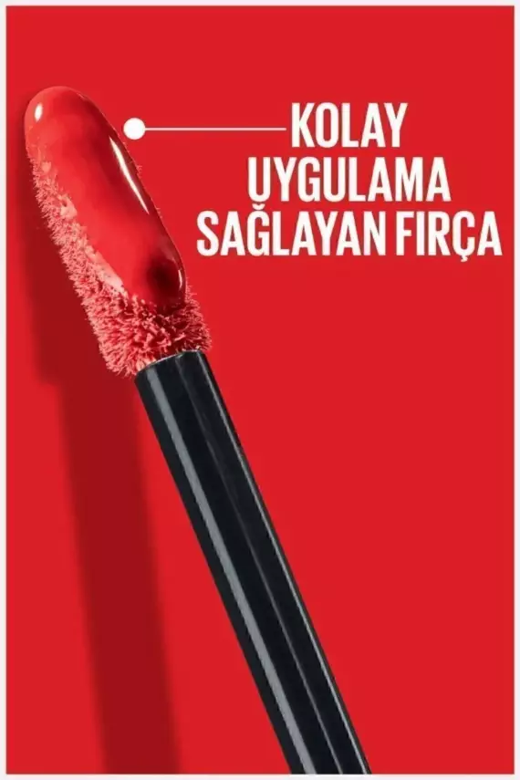 Maybelline New York Super Stay Vinyl Ink Uzun Süre Kalıcı Şeftali Tonlu Likit Parlak Ruj - 15 Peachy - 5