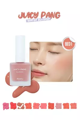 Missha A’pieu Juicy-Pang Water Blusher BE01 – Meyve Kokulu, Nemlendirici, Doğal Görünümlü Likit Allık - 1