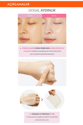 Missha Ton Eşitleyici Aydınlatıcı Güneş Kremi 50ml A'PIEU Power Block Tone Up Base Pink SPF50+/PA+++ - 3