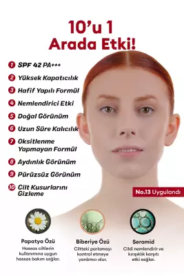 Missha Yoğun Kapatıcılık Sunan BB Krem M Perfect Cover BB Cream Ex No: 13 - 20 ML - 2