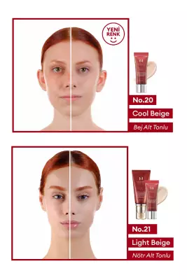 Missha Yoğun Kapatıcılık Sunan BB Krem M Perfect Cover BB Cream Ex No: 21 - 20 ML - 4