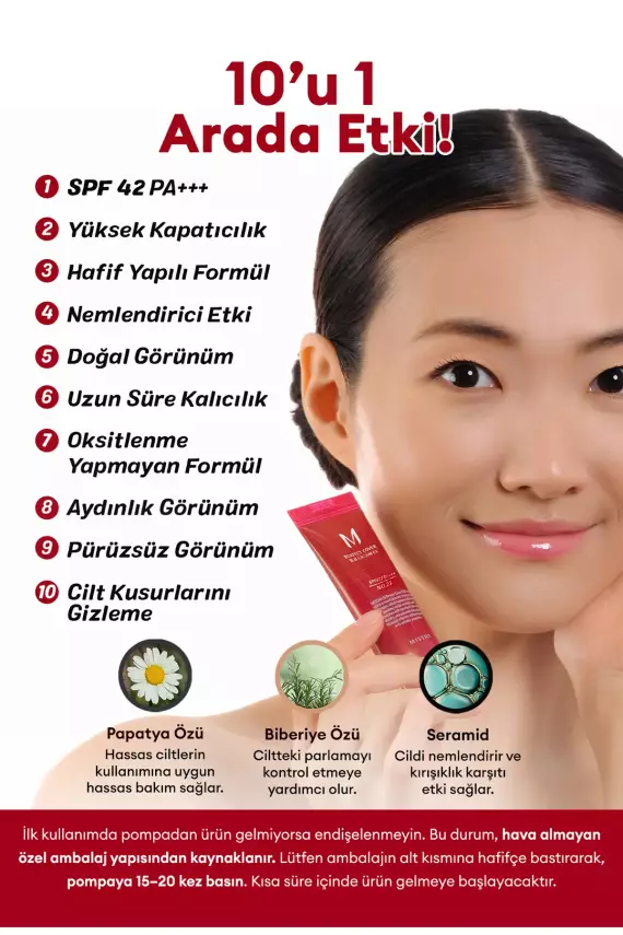 Missha Yoğun Kapatıcılık Sunan BB Krem M Perfect Cover BB Cream Ex No: 23 50 ML - 2