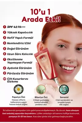 Missha Yoğun Kapatıcılık Sunan BB Krem M Perfect Cover BB Cream Ex No:13 50 ML - 2