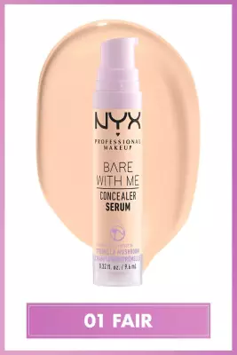 NYX Professional Makeup Bare With Me Serum Kapatıcı, Serum 01 Fair Concealer - 2