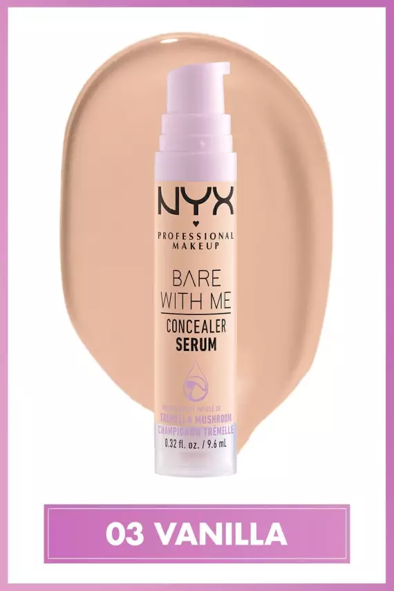 NYX Professional Makeup Bare With Me Serum Kapatıcı, Serum 03 Vanilla Concealer - 2