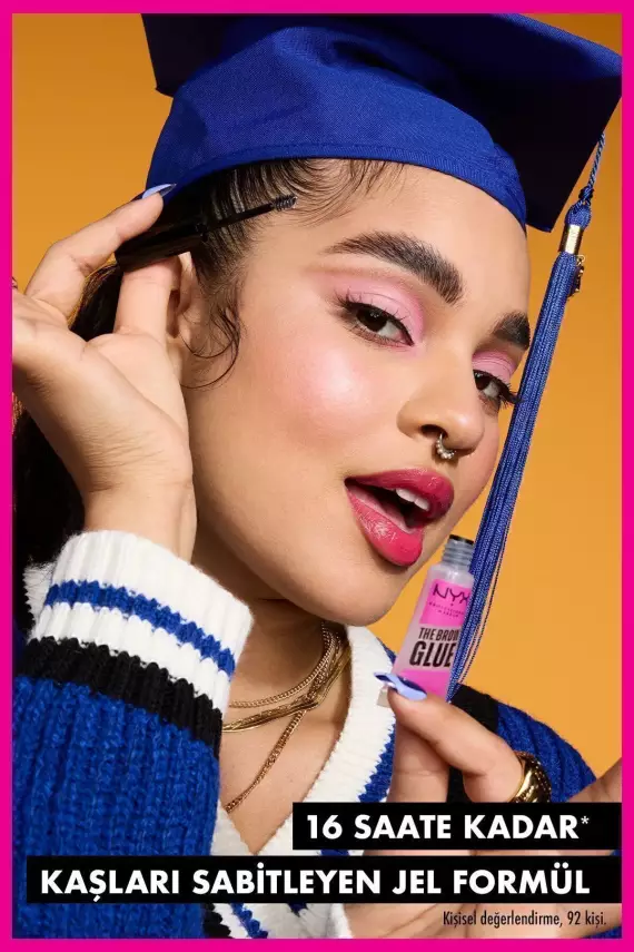 Nyx Professional Makeup The Brow Glue Instant Brow Styler Kaş Sabitleyici Maskara Şeffaf - 2