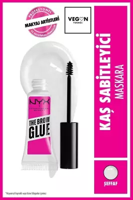 Nyx Professional Makeup The Brow Glue Instant Brow Styler Kaş Sabitleyici Maskara Şeffaf - 1