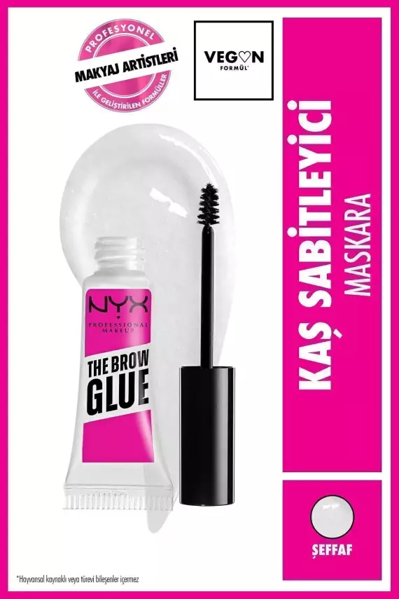 Nyx Professional Makeup The Brow Glue Instant Brow Styler Kaş Sabitleyici Maskara Şeffaf - 1