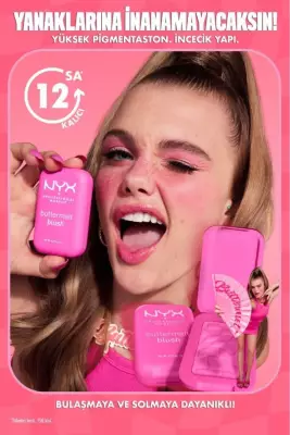 NYX Professional Makeup Buttermelt Blush Kremsi Pembe Pudra Allık - 08 Getting Butta - 4