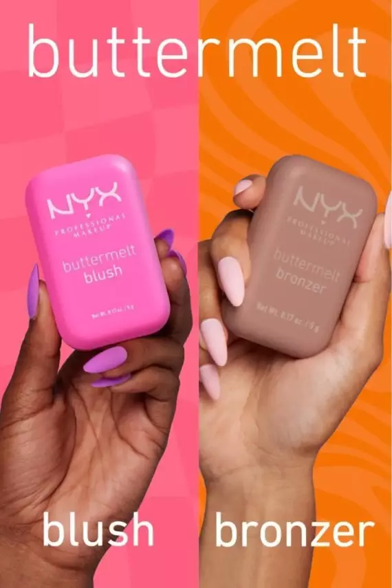 NYX Professional Makeup Buttermelt Blush Kremsi Pembe Pudra Allık - 08 Getting Butta - 6