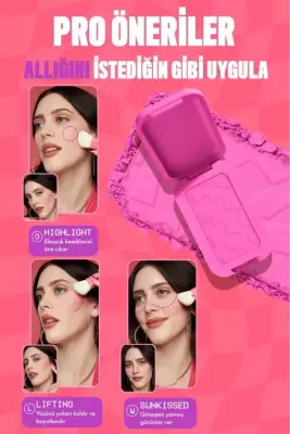 NYX Professional Makeup Buttermelt Blush Kremsi Pembe Pudra Allık - 08 Getting Butta - 8