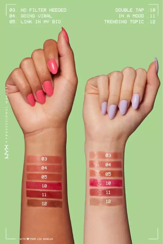 NYX Professional Makeup Fat Oil Slick Click Parlatıcı, Nemlendirici, Nude Tonlu Dudak Balmı - 05 Link In My Bio - 7