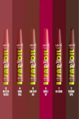 NYX Professional Makeup Fat Oil Slick Click Parlatıcı, Nemlendirici, Nude Tonlu Dudak Balmı - 05 Link In My Bio - 8