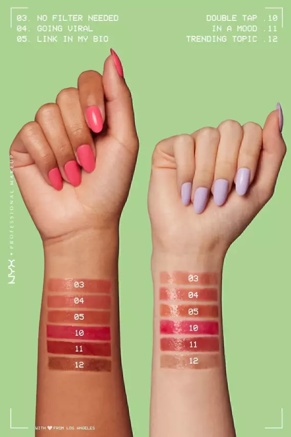 NYX Professional Makeup Fat Oil Slick Click Parlatıcı, Nemlendirici, Nude Tonlu Dudak Balmı - 11 In a Mood - 8