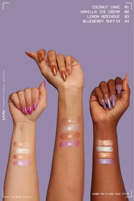 NYX Professional Makeup Jumbo Face Stick | Çok Amaçlı Stick Aydınlatıcı - Vanilla Ice Cream - 4