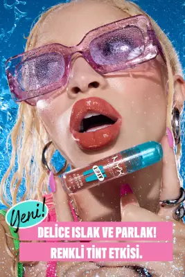 NYX Professional Makeup LIP I.V. Vitamin İçeren Parlatıcı + Tint - 15 Water 'Bout Wine - 2