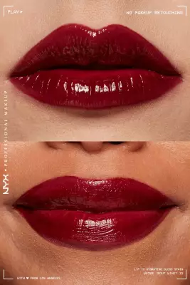NYX Professional Makeup LIP I.V. Vitamin İçeren Parlatıcı + Tint - 15 Water 'Bout Wine - 3