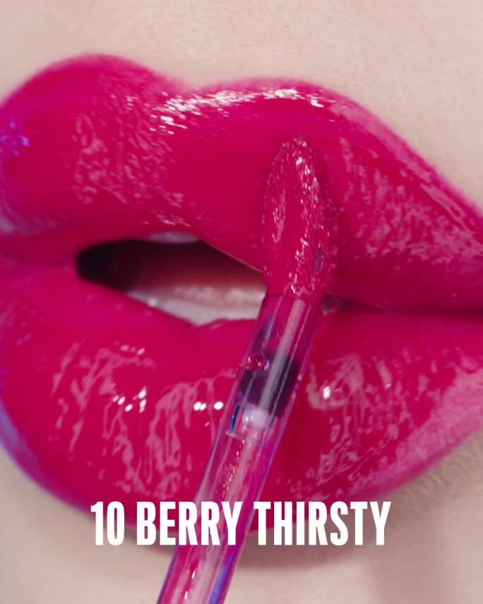 NYX Professional Makeup LIP I.V. Vitamin İçeren Parlatıcı + Tint - 15 Water 'Bout Wine - 9