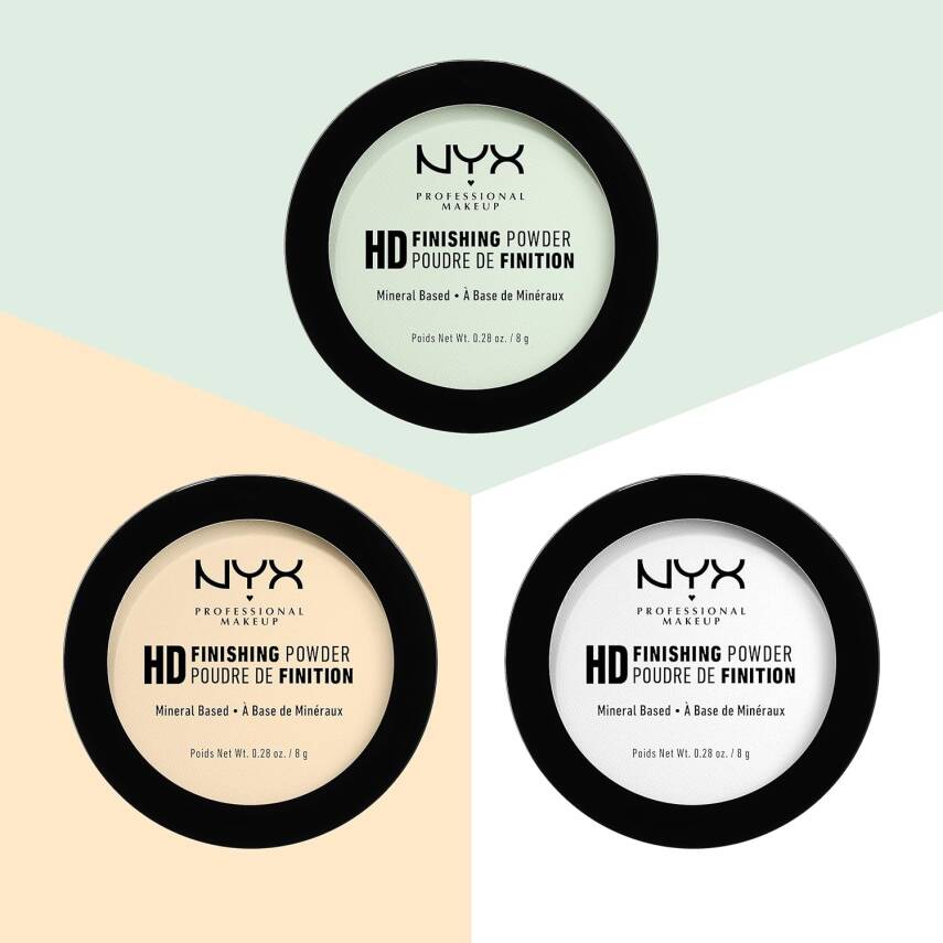 NYX Professional Makeup Mini Pudra High Definition Finishing Powder Mini Transparan Toz Pudra 2.8 Gr - TRANSLUCENT - 7