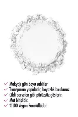 NYX Professional Makeup Mini Pudra High Definition Finishing Powder Mini Transparan Toz Pudra 2.8 Gr - TRANSLUCENT - 3