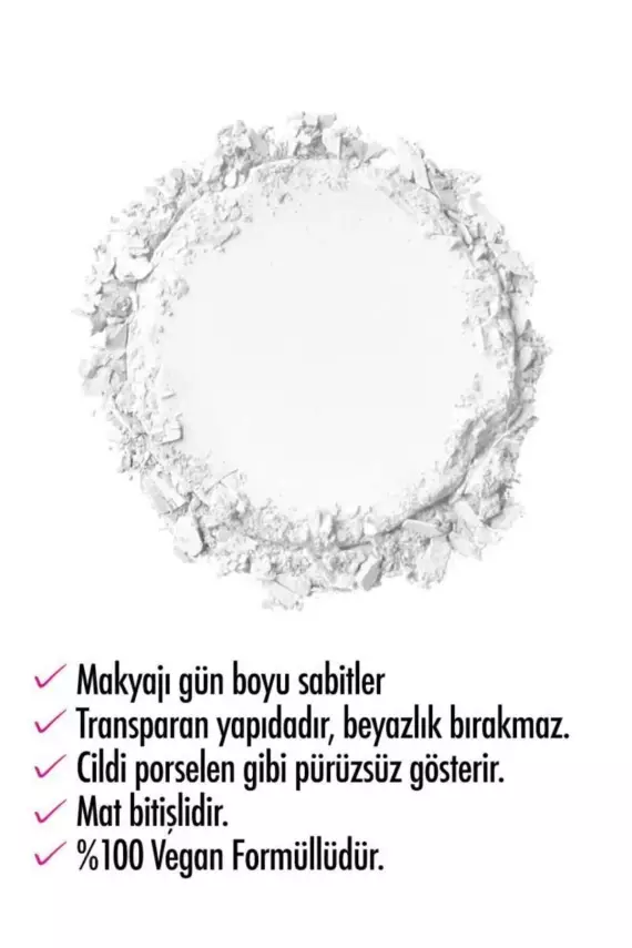 NYX Professional Makeup Mini Pudra High Definition Finishing Powder Mini Transparan Toz Pudra 2.8 Gr - TRANSLUCENT - 3