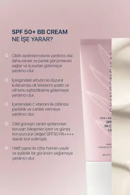 Skin Sensual BB Krem Light| 50 Spf Uva/Uvb Pa++++ | Leke Oluşumunu Önlemeye Yardımcı, Aydınlık ve Canlılık - 2