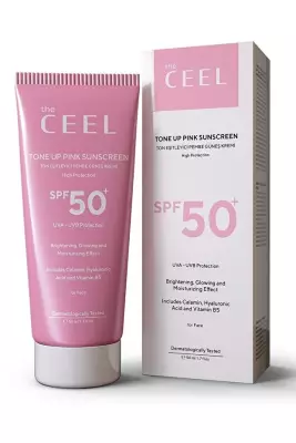The Ceel Leke Karşıtı Ton Eşitleyen Spf 50+ Pembe Renkli Güneş Kremi Glutatyon, Hyaluronik Asit Etkili 50 ml - 2